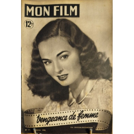 Revue mon film n° 176 / vengeance de femme ( Ann Blyth )