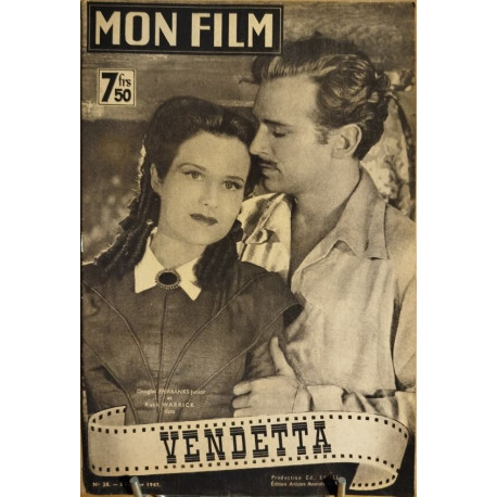 Revue mon film n° 28 / vendetta ( Douglas Fairbanks junior et Ruth...