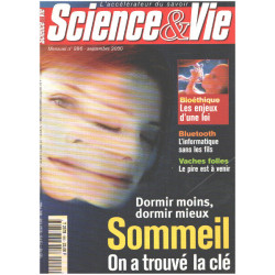 Science et vie n° 996 / sommeil on a trouvé la clé