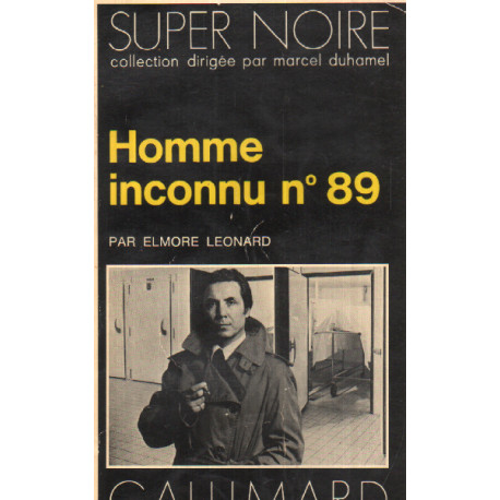 Homme inconnu / série noire n°89