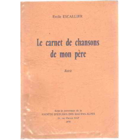 Le carnet de chansons de mon pere