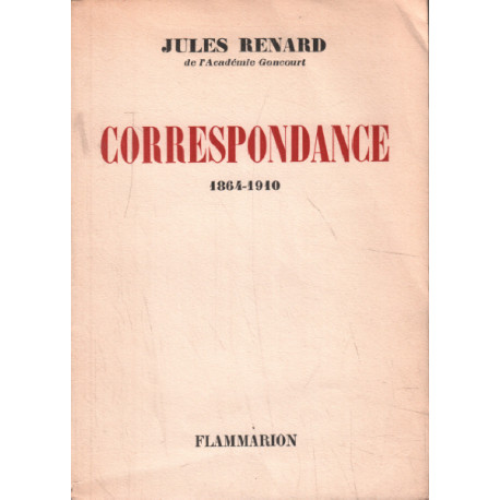 Correspondance 1864-1910