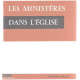 Les ministeres dans l'eglise