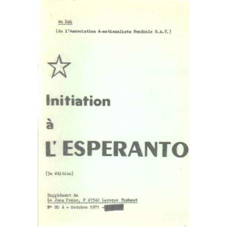 Initiation à l'esperanto