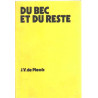 Du bec et du reste