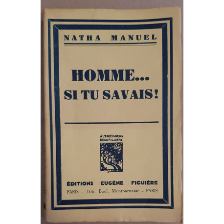 Homme ... Si tu savais