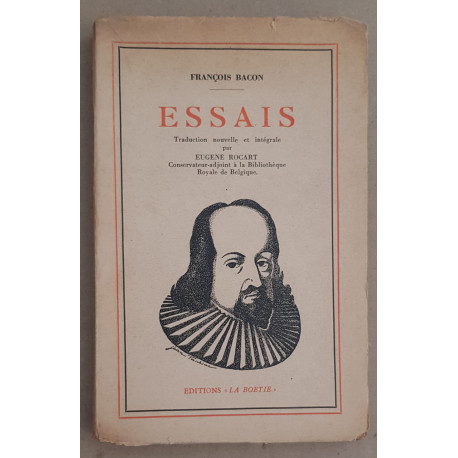 Essais (traduction nouvelle et intégrale par Eugène Rocart)