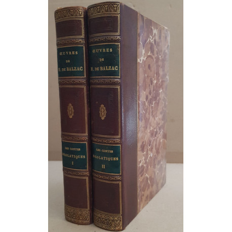 Les contes drolatiques - 2 volumes - Illustrations de Wagrez