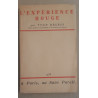 L'expérience rouge / dédicace