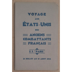 Voyage aux Etats-Unis des anciens combattants français sur le S/S...
