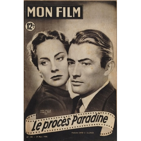 Revue mon film n° 188 / le procés paradine / alisa valli et...