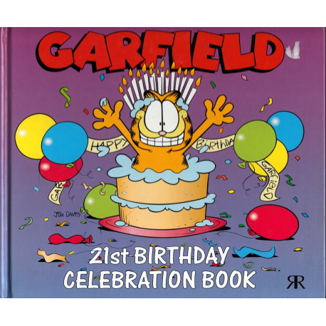 Garfield 21st Birthday Celebration Book