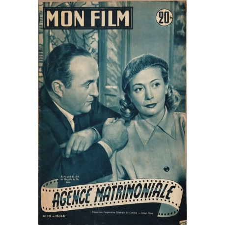 Revue mon film n° 323 / agence matrimoniale / bernard blier et...