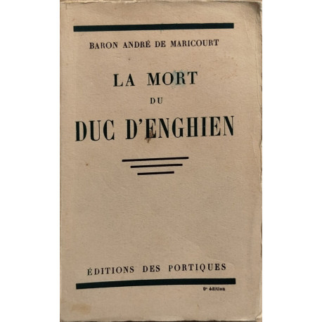 La mort du duc d'Enghien