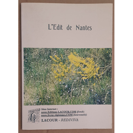 L'Edit de Nantes - Silhouettes et portraits Huguenots