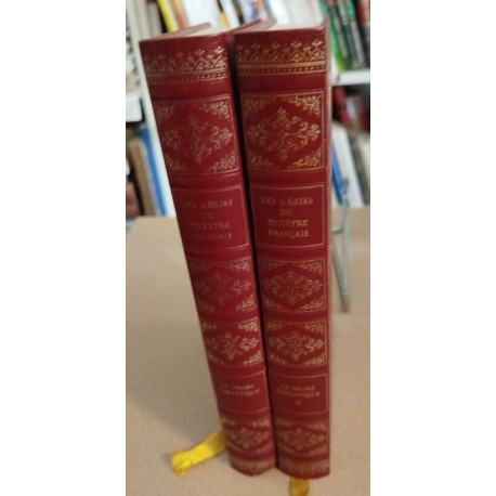 Les genies du théâtre français/ le drame romantique / tome 1+ 2