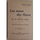Les noms des fleurs trouvés par la méthode simple (nouvelle...